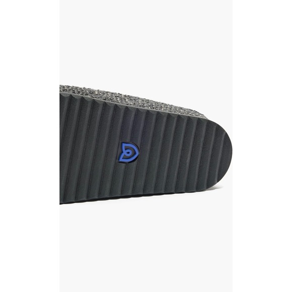 Rothys NWT The Cozy Clog Black Sesame Boucle Women's 5 Slippers Mules 248-006 - Picture 4 of 5